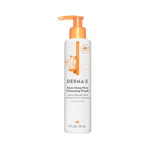 Derma E Hydrating Gentle Cleanser with Hyaluronic Acid – Moisturizing Facial Cleanser Tones, Moisturizes & Improves Skin Texture – Gently Exfoliating Face Wash, 6 fl oz