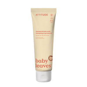 ATTITUDE 2-in-1 Shampoo and Body Wash for Baby, EWG Verified, Dermatologically Tested, Vegan, Good Night, 16 Fl Oz