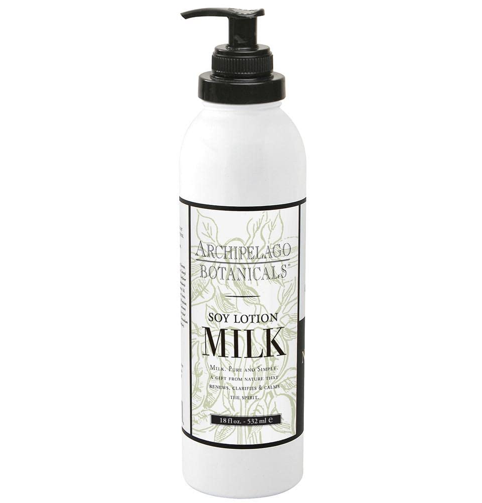 Archipelago Botanicals Charcoal Rose Lotion, Hydrating Lotion for Soft and Healthy Skin, Scented Body Lotion Free from Parabens, Phthalates and GMOs (18 oz)