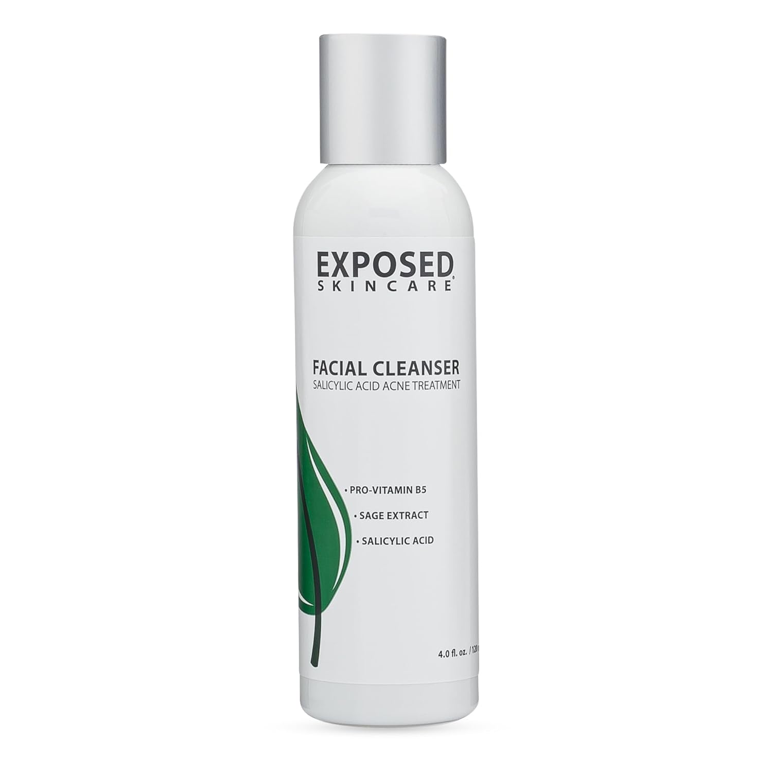 Exposed Skin Care Acne Facial Cleanser – Gentle Salicylic Acid Face Wash for Acne-Prone Skin – Pore Clarifying Wash for Teens & Adults, All Skin Type