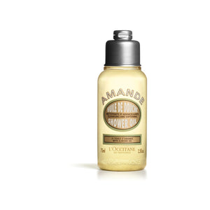 L'OCCITANE Cleansing & Softening Almond Shower Oil, Body Wash & Shaving Base Purifies & Smooths Without Drying Skin, Milky Lather, Nourishing Skincare