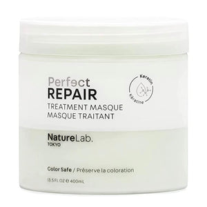 NATURELAB. TOKYO Perfect Repair Treatment Masque: Heat and Color Protection, Hair Mask Treatment to Strengthen and Repair Dull, Damaged, Brittle Hair I 6.7 FL OZ / 200ml