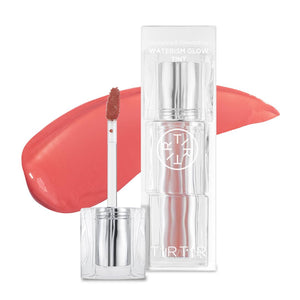 TIRTIR [*Mini Size Waterism Tinted Lip Gloss #01 Mauve Rose, 0.06 Fl Oz – Kiss Ready Lipgloss, 12H Long Lasting Non Sticky Natural Tinted Glow Korean Multiuse Cheek and Lip Tint for Women gift