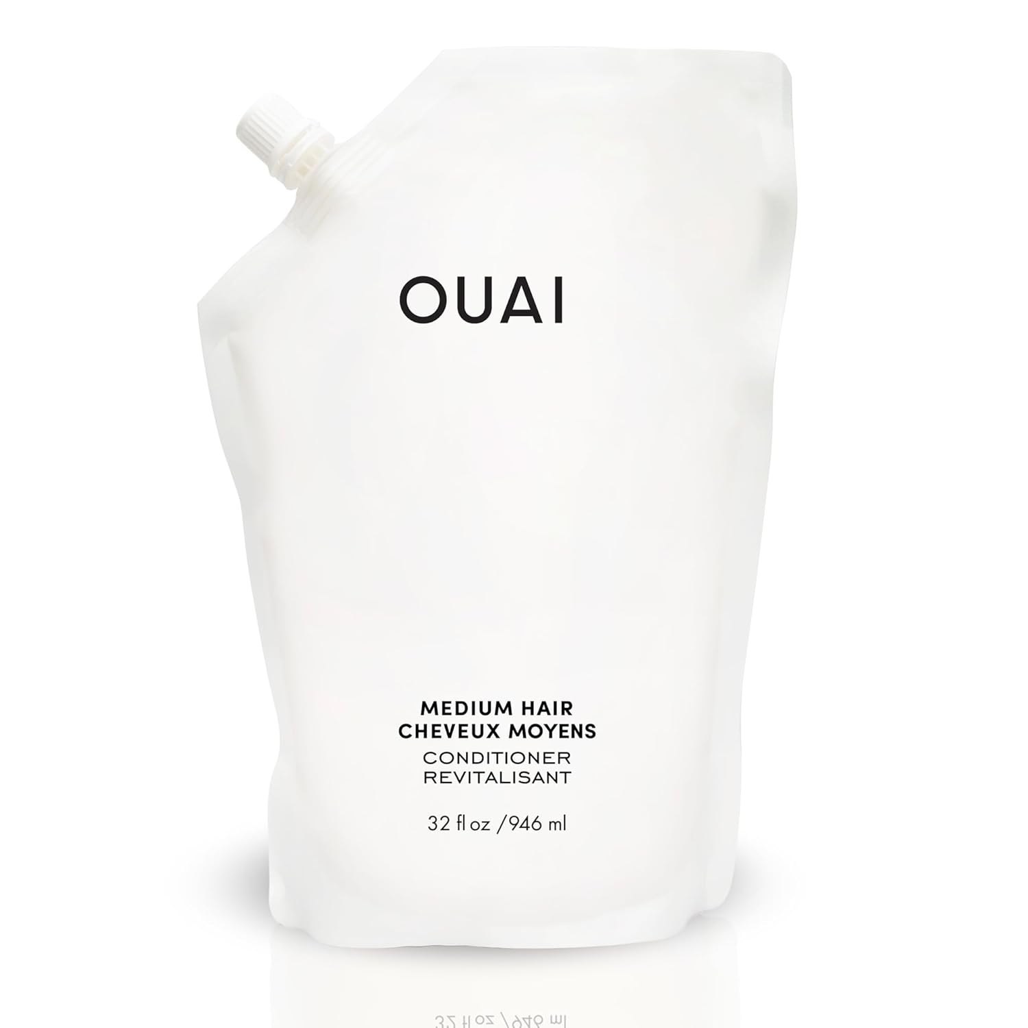 OUAI Fine Hair Conditioner - Volumizing Conditioner for Fine Hair Made with Keratin, Biotin and Chia Seed Oil - Adds Softness, Bounce and Volume - Free from Parabens, Sulfates, and Phthalates (10 Oz)