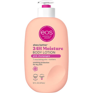 eos Shea Better Body Lotion- Vanilla Cashmere, 24-Hour Moisture Skin Care, Vegan, 16 fl oz