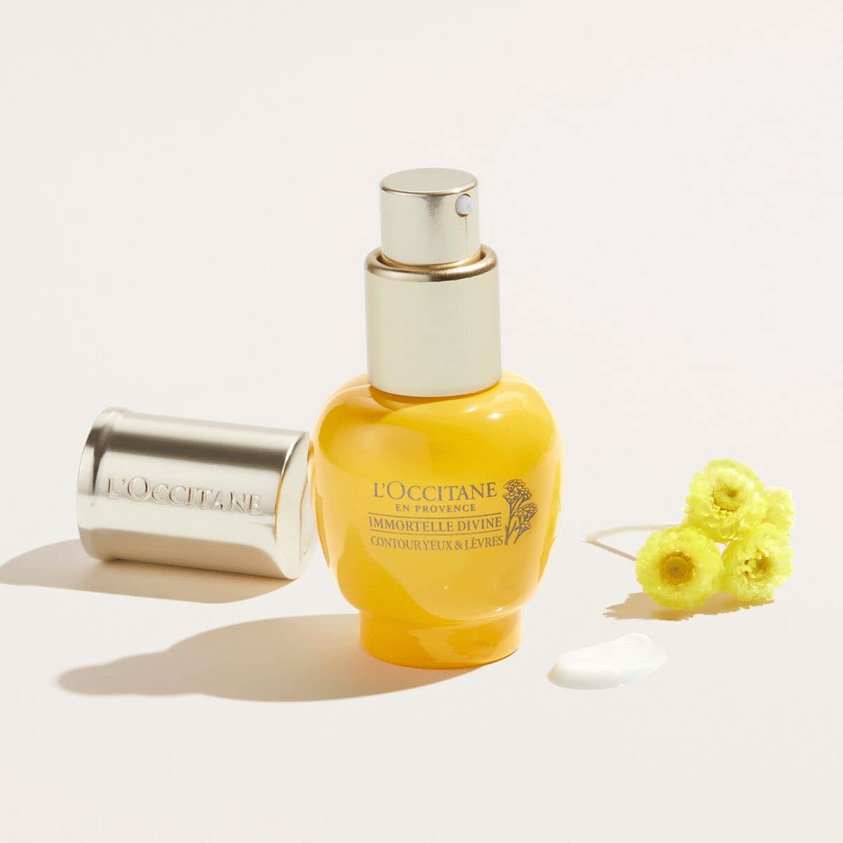 L'Occitane Divine Eye Cream to Help Reduce the Appearance of Dark Circles and Puffiness, 0.5 fl. oz.