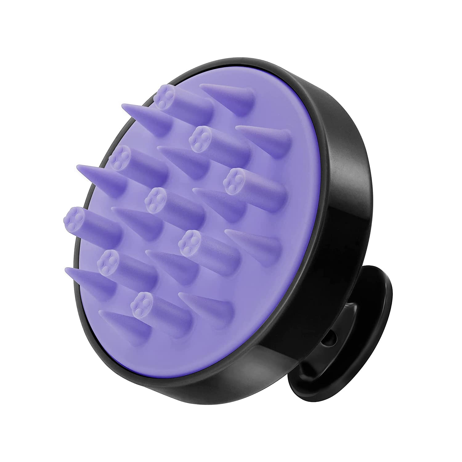 HEETA Hair Scalp Massager for Hair Growth, Shampoo Brush, Scalp Scrubber Exfoliator with Soft Silicone Bristles for Dandruff Removal to Relieve Stress, Wet Dry Use Updated Material, Beige