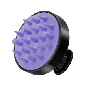 HEETA Hair Scalp Massager for Hair Growth, Shampoo Brush, Scalp Scrubber Exfoliator with Soft Silicone Bristles for Dandruff Removal to Relieve Stress, Wet Dry Use Updated Material, Beige