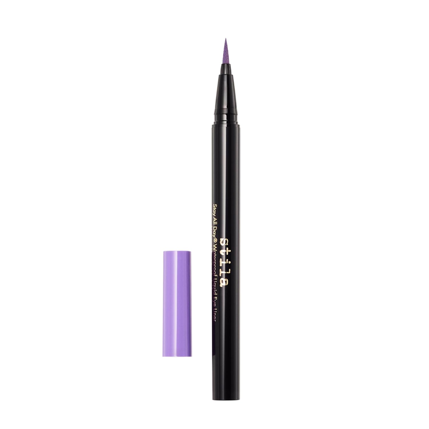 stila Waterproof Liquid Eye Liner, Stay All Day Makeup with Fine Brush Tip Lasting Satin Finish, Smudge-Proof & Transfer-Resistant