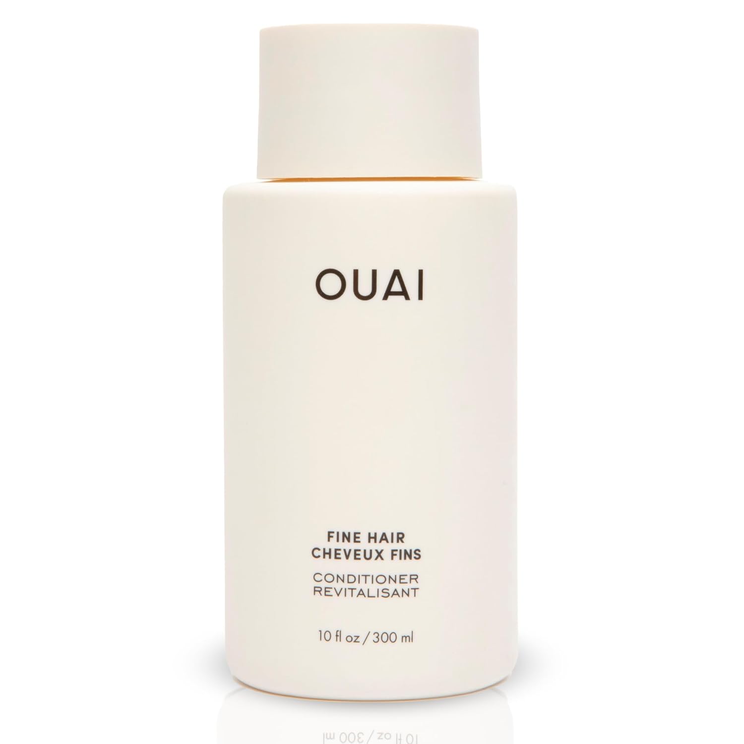 OUAI Fine Hair Conditioner - Volumizing Conditioner for Fine Hair Made with Keratin, Biotin and Chia Seed Oil - Adds Softness, Bounce and Volume - Free from Parabens, Sulfates, and Phthalates (10 Oz)