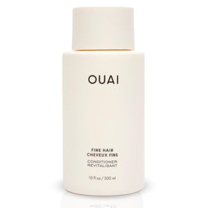 OUAI Fine Hair Conditioner - Volumizing Conditioner for Fine Hair Made with Keratin, Biotin and Chia Seed Oil - Adds Softness, Bounce and Volume - Free from Parabens, Sulfates, and Phthalates (10 Oz)