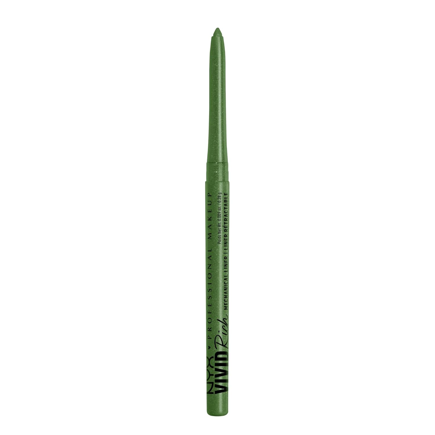 NYX PROFESSIONAL MAKEUP Vivid Rich Mechanical Eye Pencil, Vivid Rich Mechanical, Creamy Retractable Eyeliner - Smokin Topaz, Brown Eyeliner