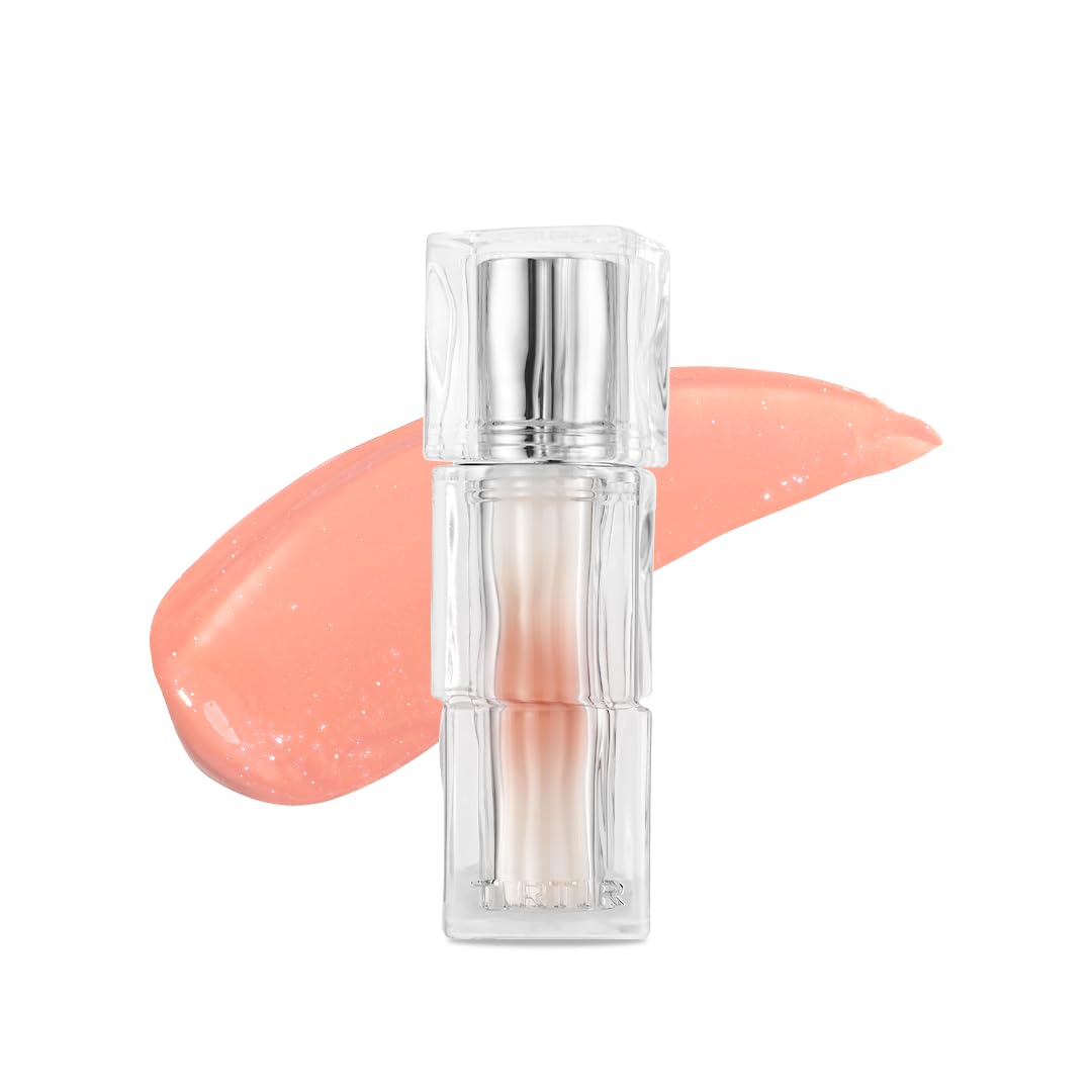 TIRTIR [*Mini Size Waterism Tinted Lip Gloss #01 Mauve Rose, 0.06 Fl Oz – Kiss Ready Lipgloss, 12H Long Lasting Non Sticky Natural Tinted Glow Korean Multiuse Cheek and Lip Tint for Women gift