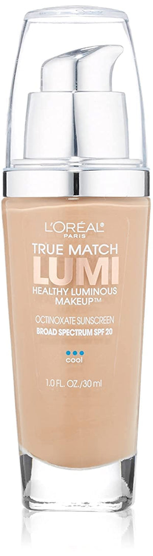 L'Oreal Paris True Match Lumi Healthy Luminous Makeup, C6 Soft Sable, 1 fl; oz.