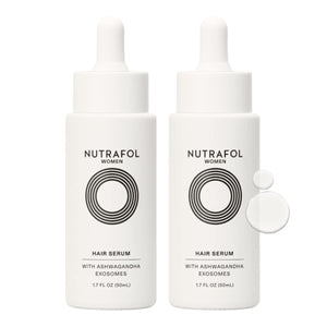 Nutrafol Women's Hair Serum, Supports Visibly Thicker and Stronger Hair, Vegan, Lightweight and Fast-Absorbing