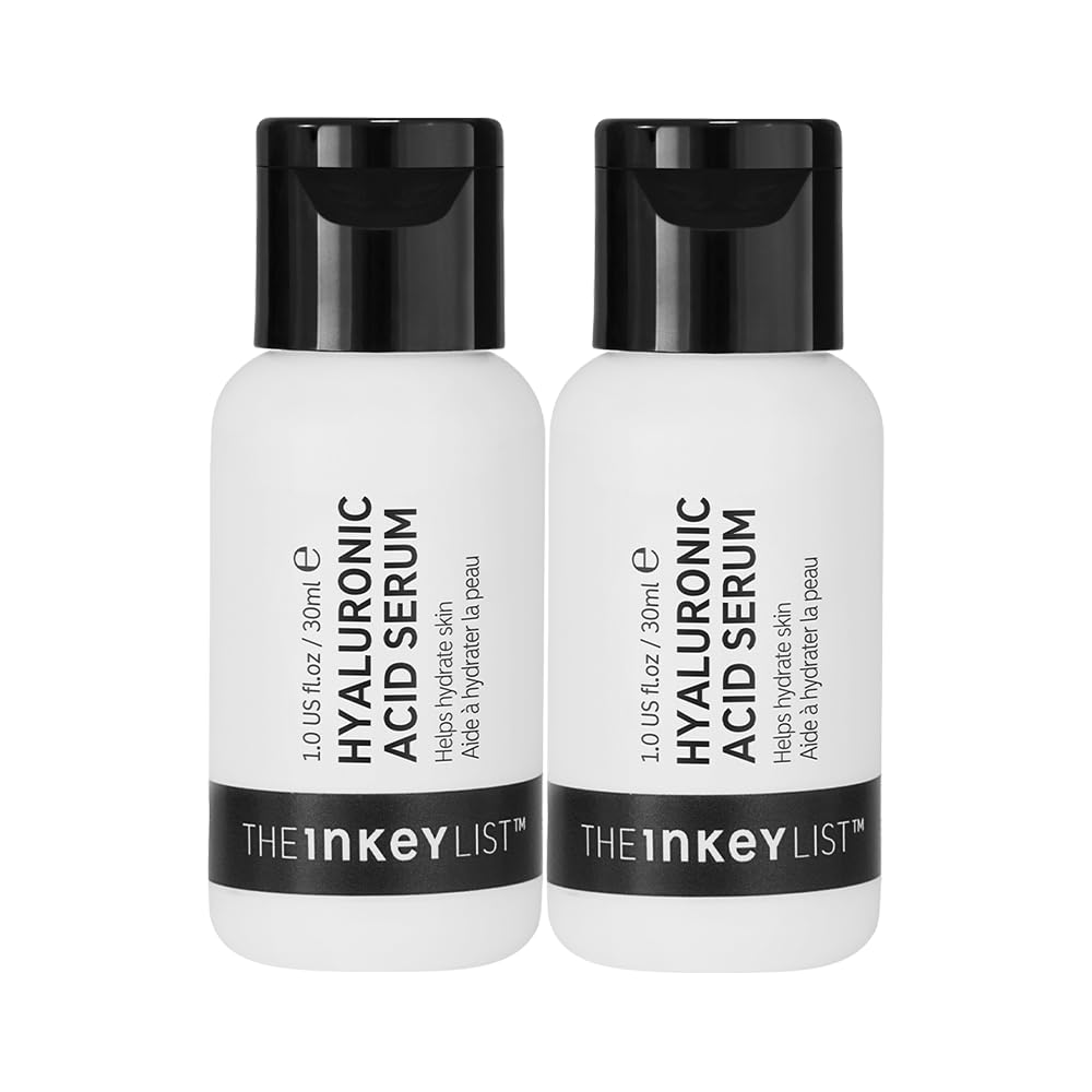 The INKEY List Hyaluronic Acid Serum, Hydrate Multiple Layers of Dry Skin, Plump and Smooth Fine Lines and Wrinkles, 1.0 fl oz