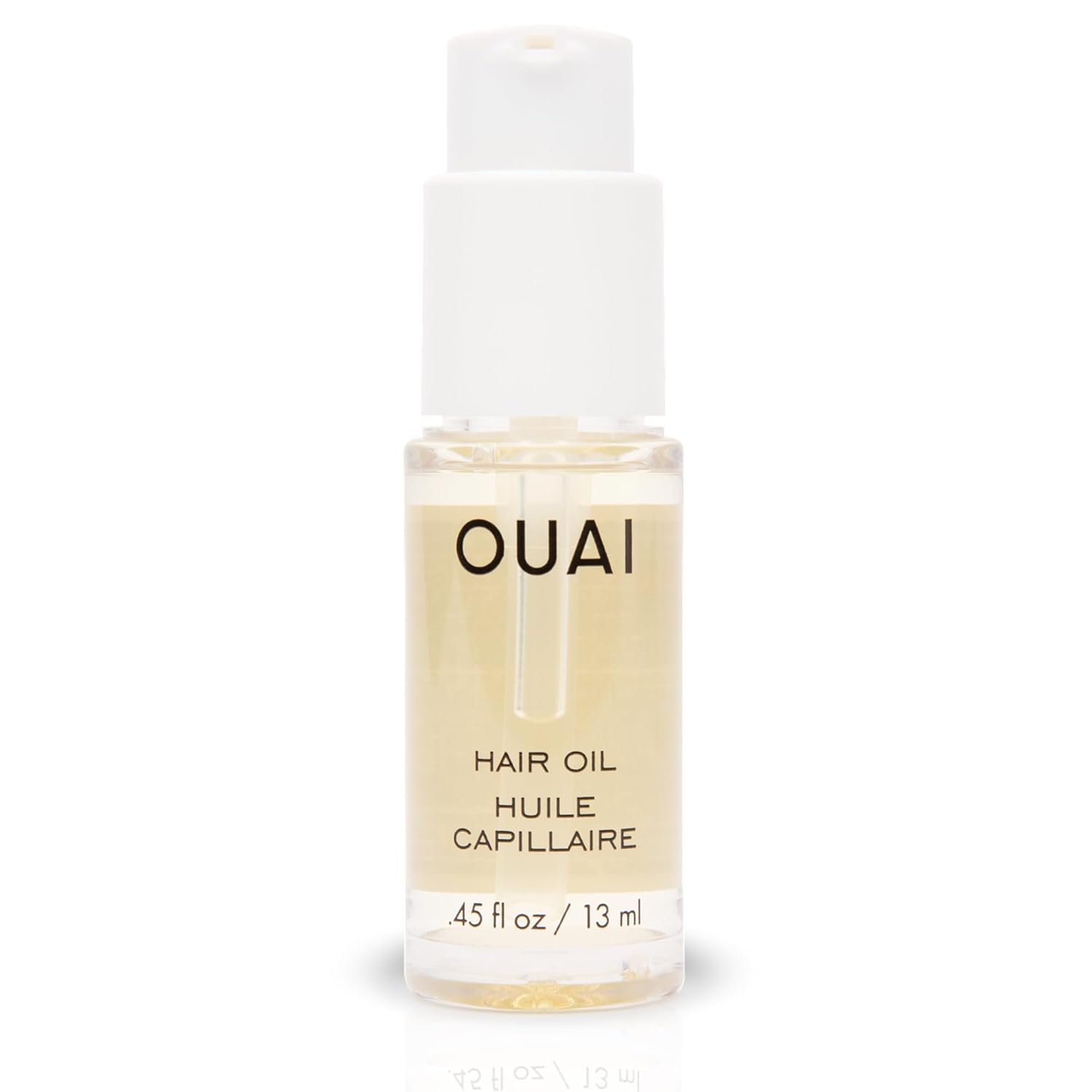 OUAI Hair Oil - Hair Heat Protectant Oil for Frizz Control - Adds Shine and Smooths Split Ends - Color Safe Formula - Paraben, Phthalate and Sulfate Free (1.5 fl oz)