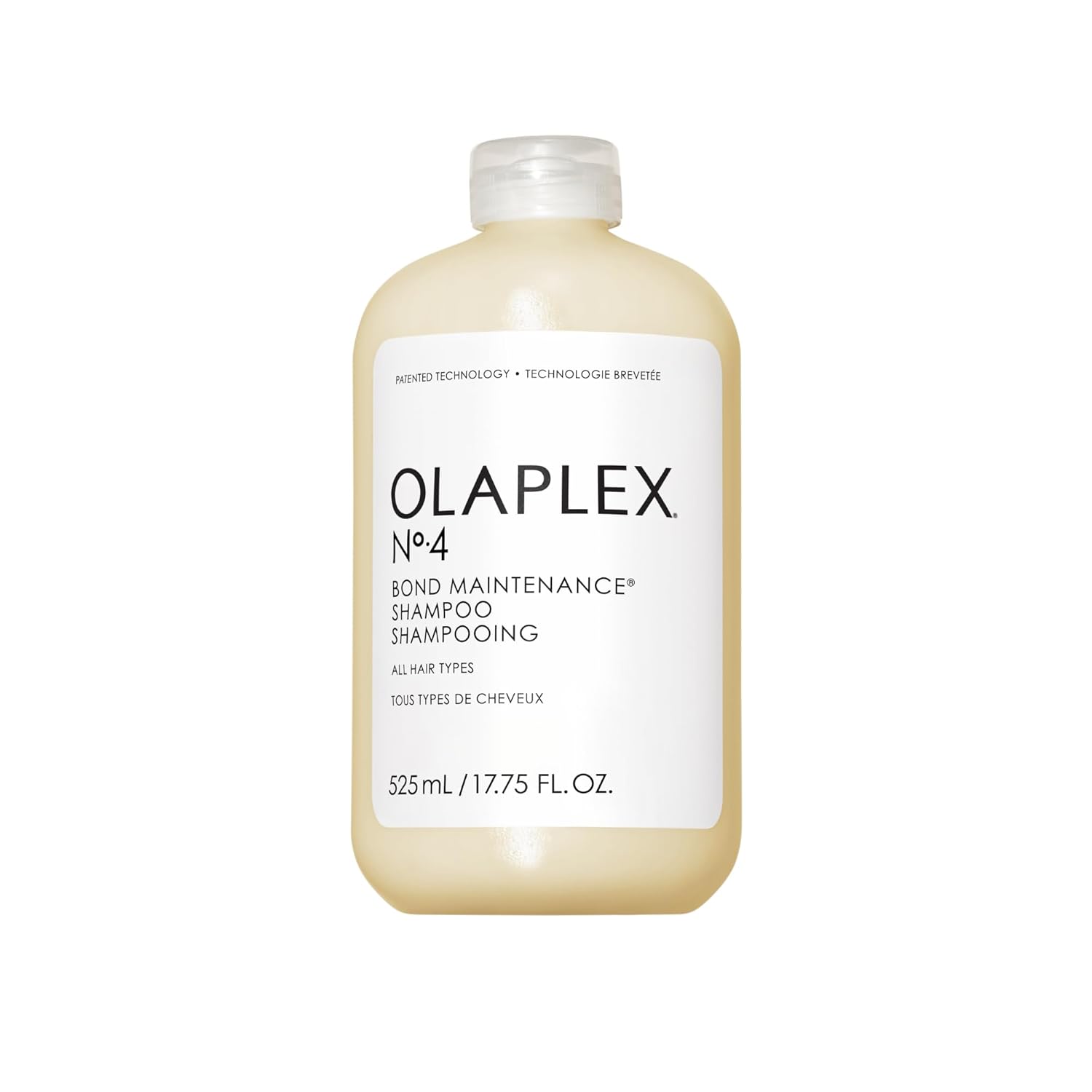 Olaplex No. 4 Bond Maintenance Shampoo, Repairs, Strengthens, & Nourishes All Hair Types, Adds Shine & Leaves Hair Feeling Soft, 8.5 fl oz