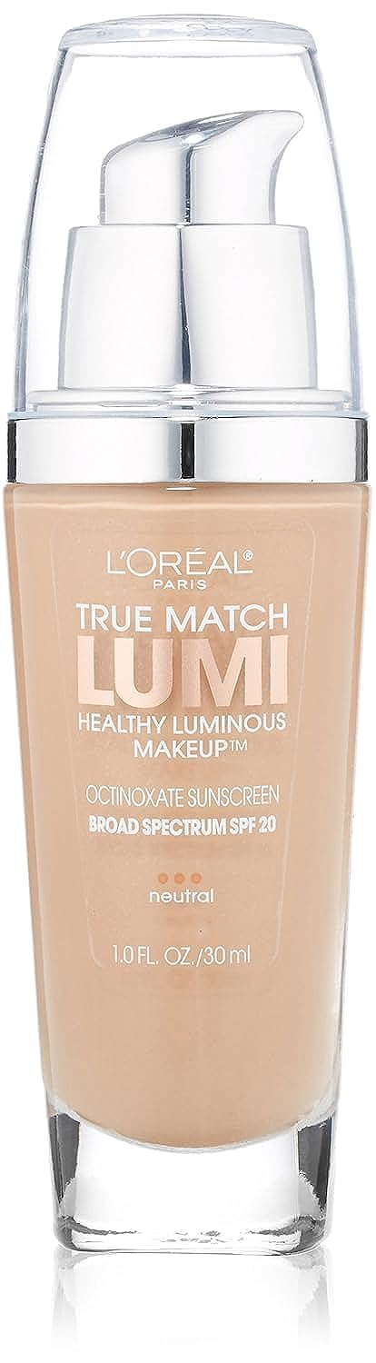 L'Oreal Paris True Match Lumi Healthy Luminous Makeup, C6 Soft Sable, 1 fl; oz.