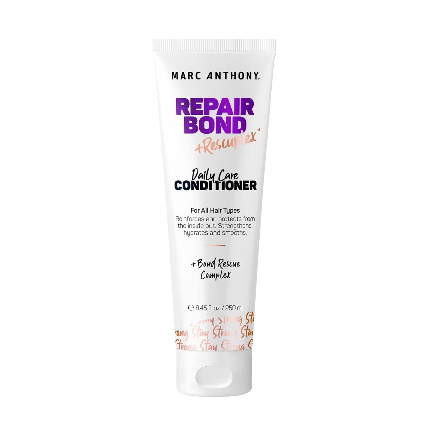 Marc Anthony Strengthening Conditioner, Grow Long - Anti-Frizz, Anti-Breakage & Nourishing Formula For Split Ends, & Hair Growth - Biotin, Vitamin E, Caffeine & Ginseng for Dry & Damaged Hair