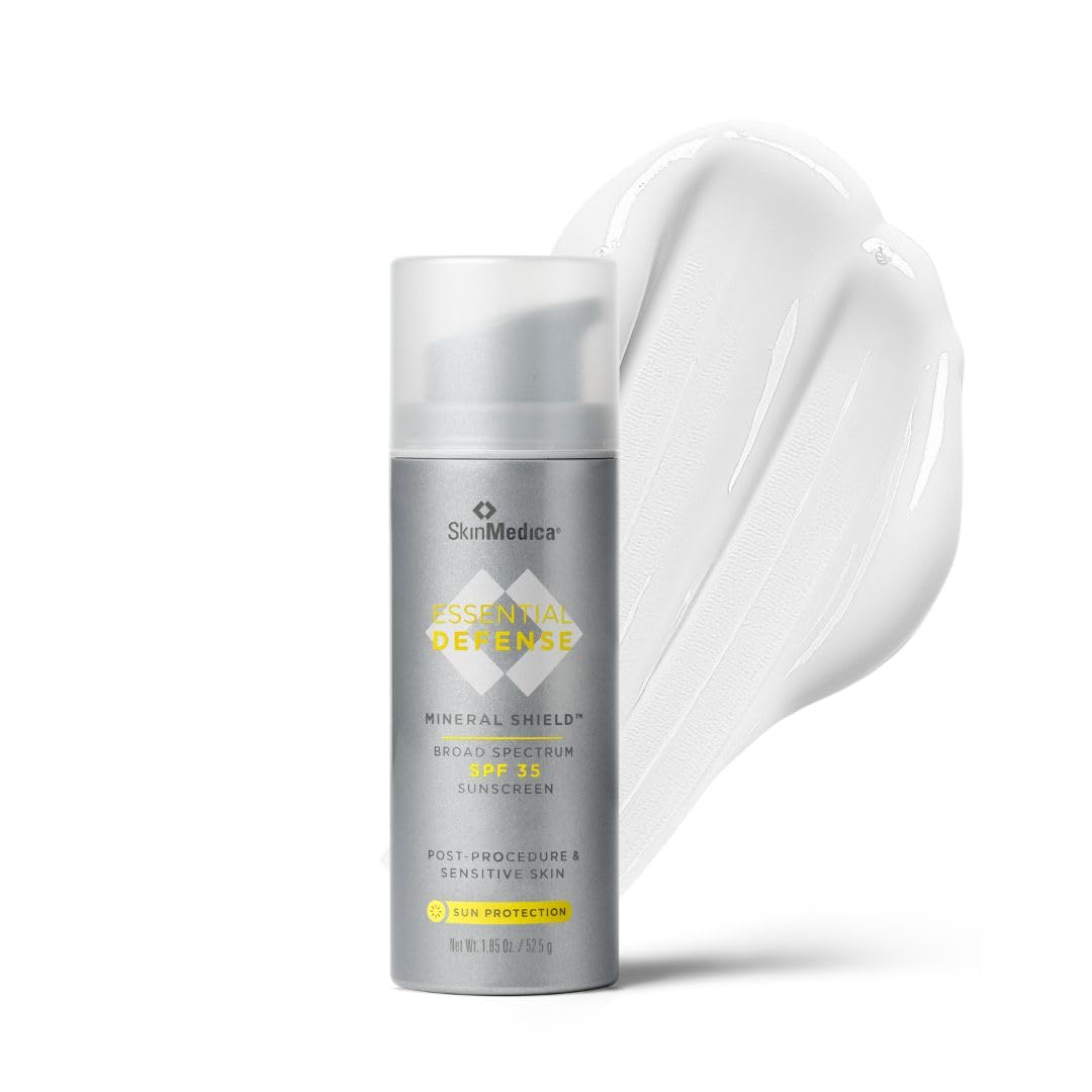 SkinMedica Essential Defense Mineral Shield SPF Sunscreen for Face – Lightweight, Ideal for Oily & Combination Skin, 1.85 fl oz