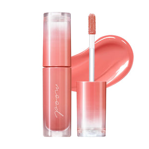 Peripera Ink Mood Glowy Tint | Lip-Plumping, Naturally Moisturizing, Lightweight, Glow-Boosting, Long-Lasting, Comfortable, Non-Sticky, Mask Friendly, No White Film 033 ROSY WISH