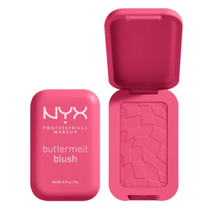 NYX PROFESSIONAL MAKEUP Buttermelt Powder Blush, Fade and Transfer-Resistant Blush, Up to 12HR Make Up Wear, Vegan Formula - Back And Butta