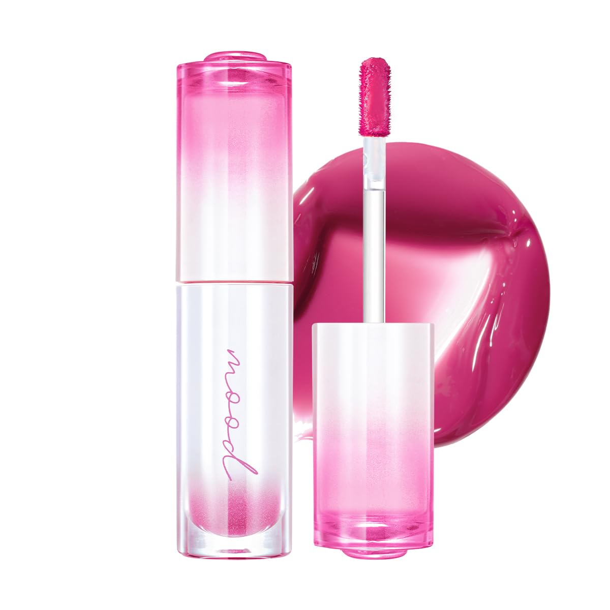 Peripera Ink Mood Glowy Tint | Lip-Plumping, Naturally Moisturizing, Lightweight, Glow-Boosting, Long-Lasting, Comfortable, Non-Sticky, Mask Friendly, No White Film 033 ROSY WISH