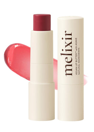Melixir Vegan Lip Butter, Mothers Day Gifts, Wine Stain(Tinted) (+17 more colors) 0.13oz, Bee Free, Petrolatum Free, Deep Nourishing Plant-Based Vegan Chapstick