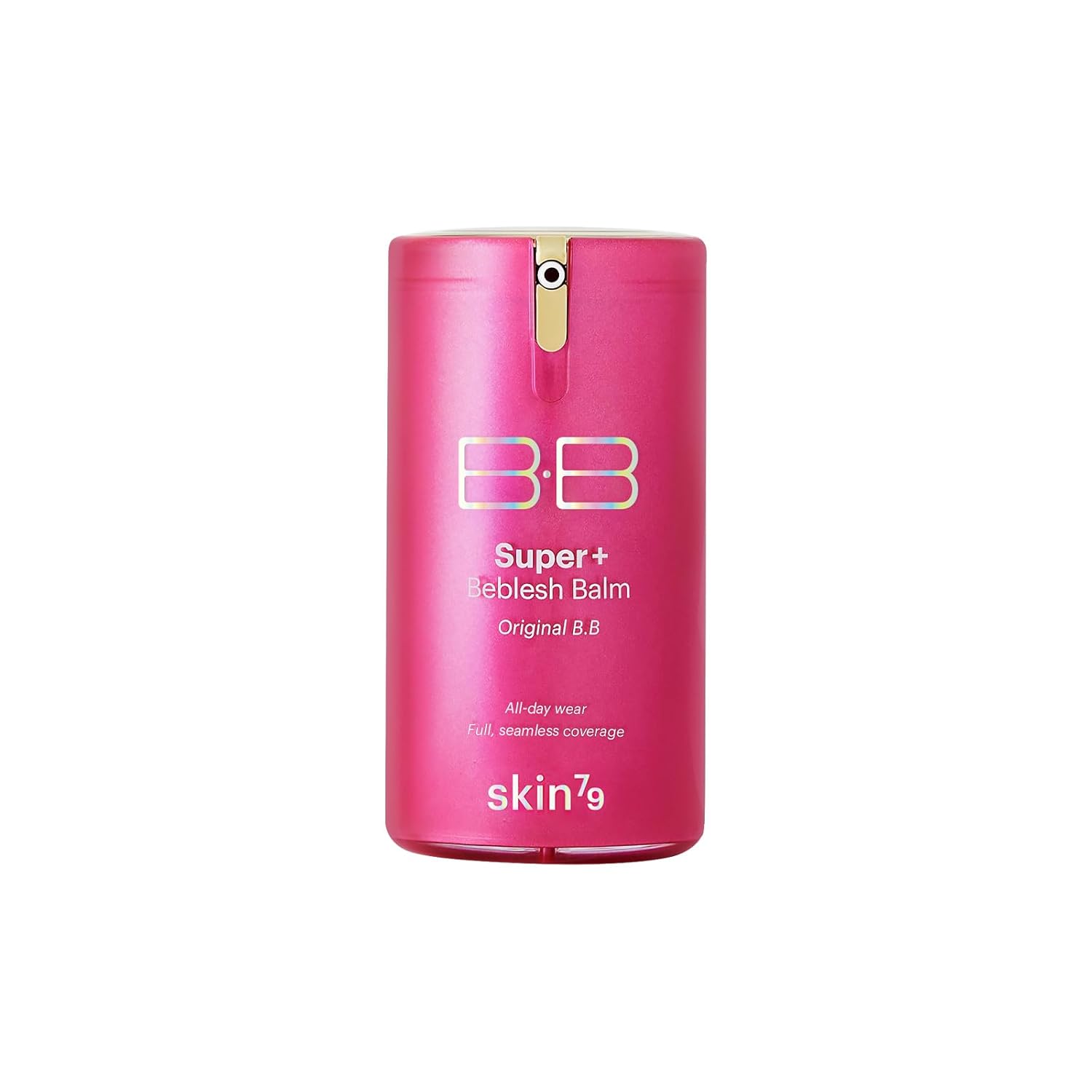 SKIN79 Super Plus Beblesh Balm Pink BB 40g All Day Lasting BB Cream - Made In Korea Radiant Base Foundation Makeup Blemish Cover Tinted Moisturizer Pink 21 color