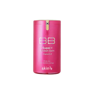 SKIN79 Super Plus Beblesh Balm Pink BB 40g All Day Lasting BB Cream - Made In Korea Radiant Base Foundation Makeup Blemish Cover Tinted Moisturizer Pink 21 color