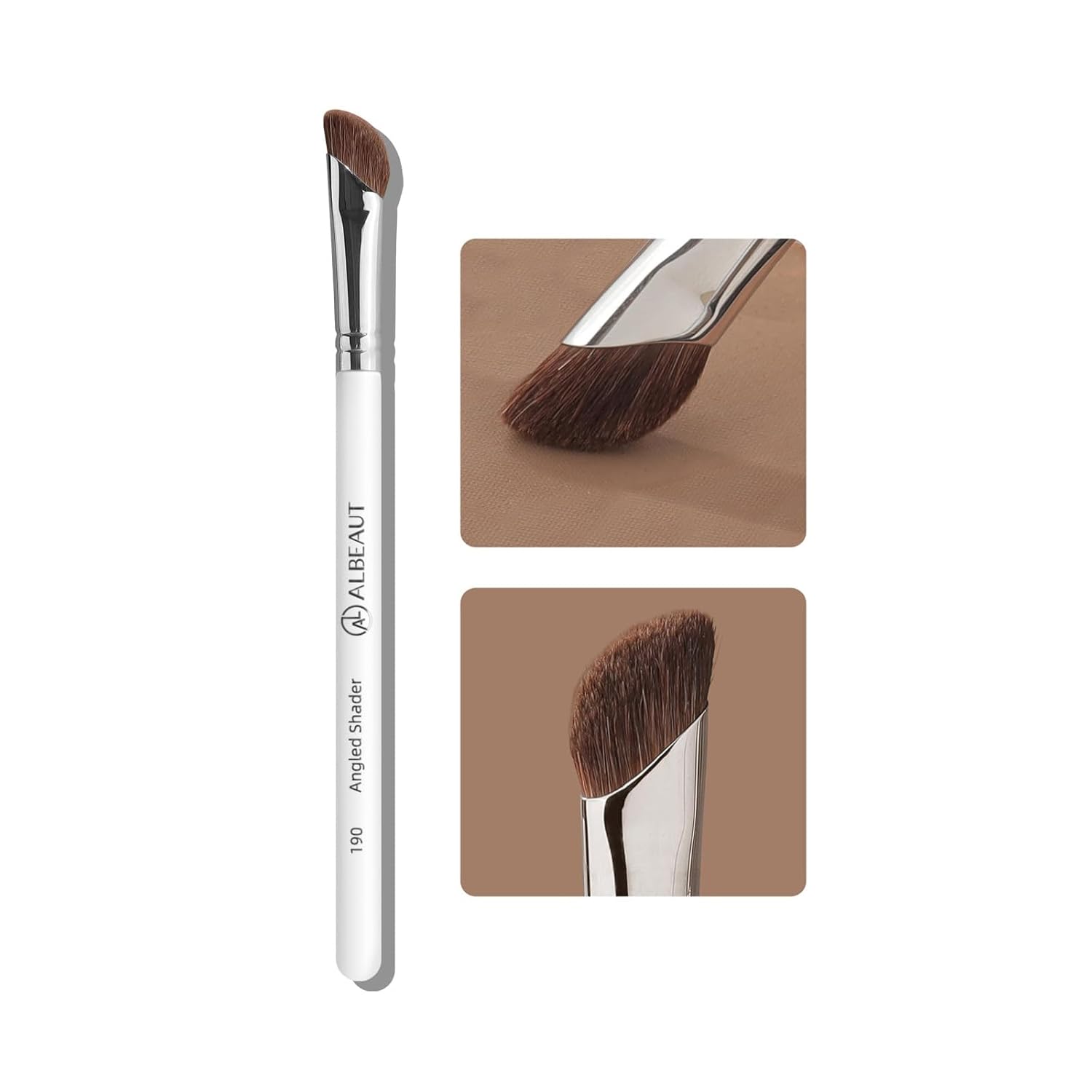 Concealer Brush, Angled Under Eye Makeup Small Foundation Precision Face Blending Brush (193 concealer brush)