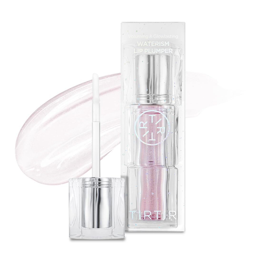 TIRTIR [*Mini Size Waterism Tinted Lip Gloss #01 Mauve Rose, 0.06 Fl Oz – Kiss Ready Lipgloss, 12H Long Lasting Non Sticky Natural Tinted Glow Korean Multiuse Cheek and Lip Tint for Women gift