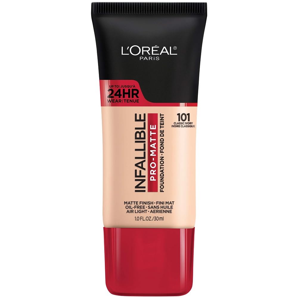 L'Oreal Paris Cosmetics Makeup Infallible Pro-Matte Liquid Longwear Foundation, Fresh Beige, 1 fl oz