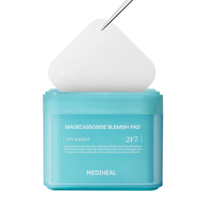 MEDIHEAL Vitamide Brightening Pad - Vegan Face Hypoallergenic Pads with Niacinamide, Sea Buckthorn - Radiance Boosting Pads for Clear, Illuminating Skin 100 Pads
