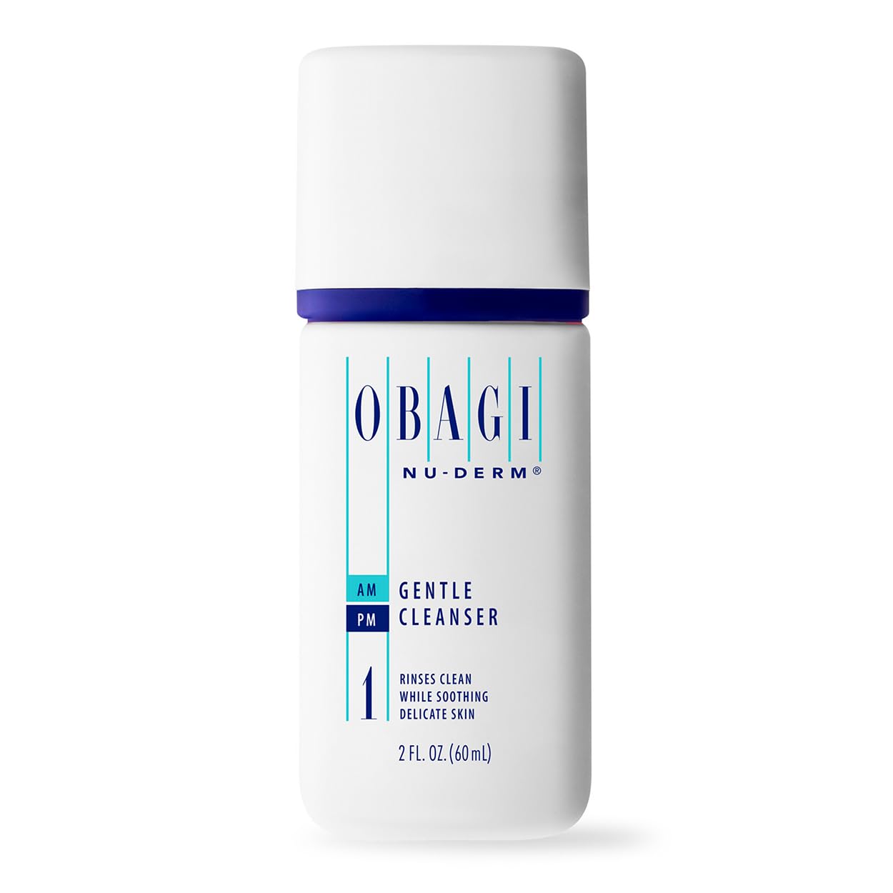 Obagi Medical Nu-Derm Gentle Face Cleanser for Normal to Dry Sensitive Skin – Daily Facial Cleanser Gently Removes Dirt, Oil, Makeup & Impurities