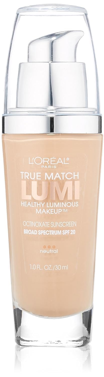 L'Oreal Paris True Match Lumi Healthy Luminous Makeup, C6 Soft Sable, 1 fl; oz.