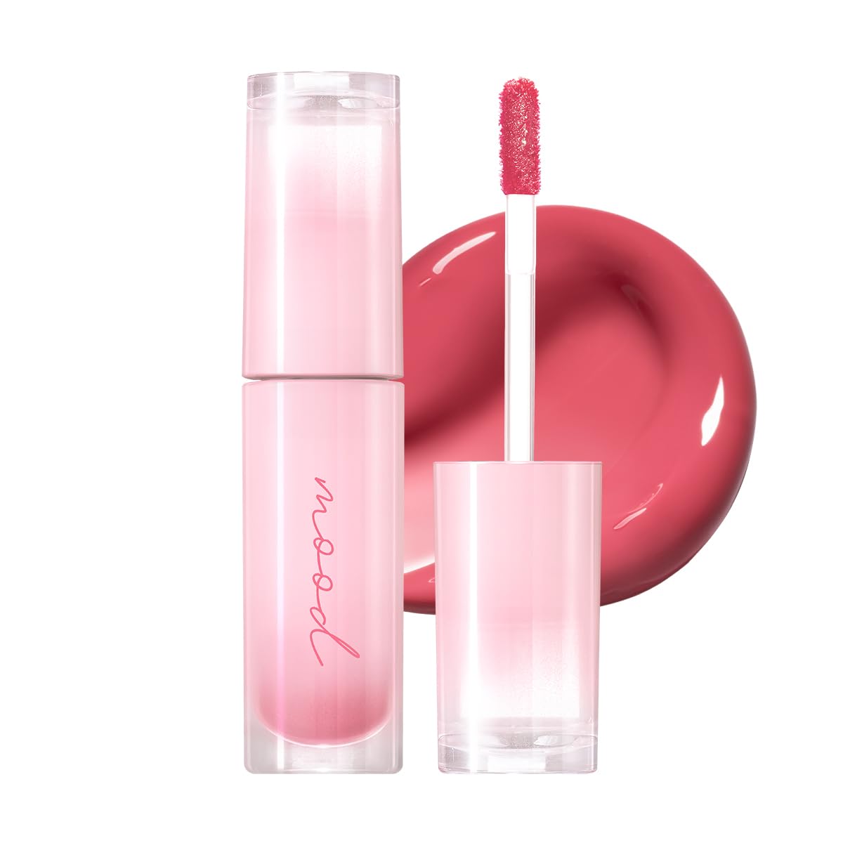 Peripera Ink Mood Glowy Tint | Lip-Plumping, Naturally Moisturizing, Lightweight, Glow-Boosting, Long-Lasting, Comfortable, Non-Sticky, Mask Friendly, No White Film 033 ROSY WISH
