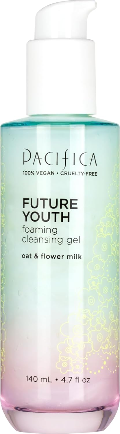 Pacifica Kale Detox Face Wash for Oily & Acne-Prone Skin, Deep Cleansing Facial Cleanser & Makeup Remover with Super Greens Kale, Seaweed & Clay, 5 fl oz –Clean Beauty, Vegan & Cruelty-Free