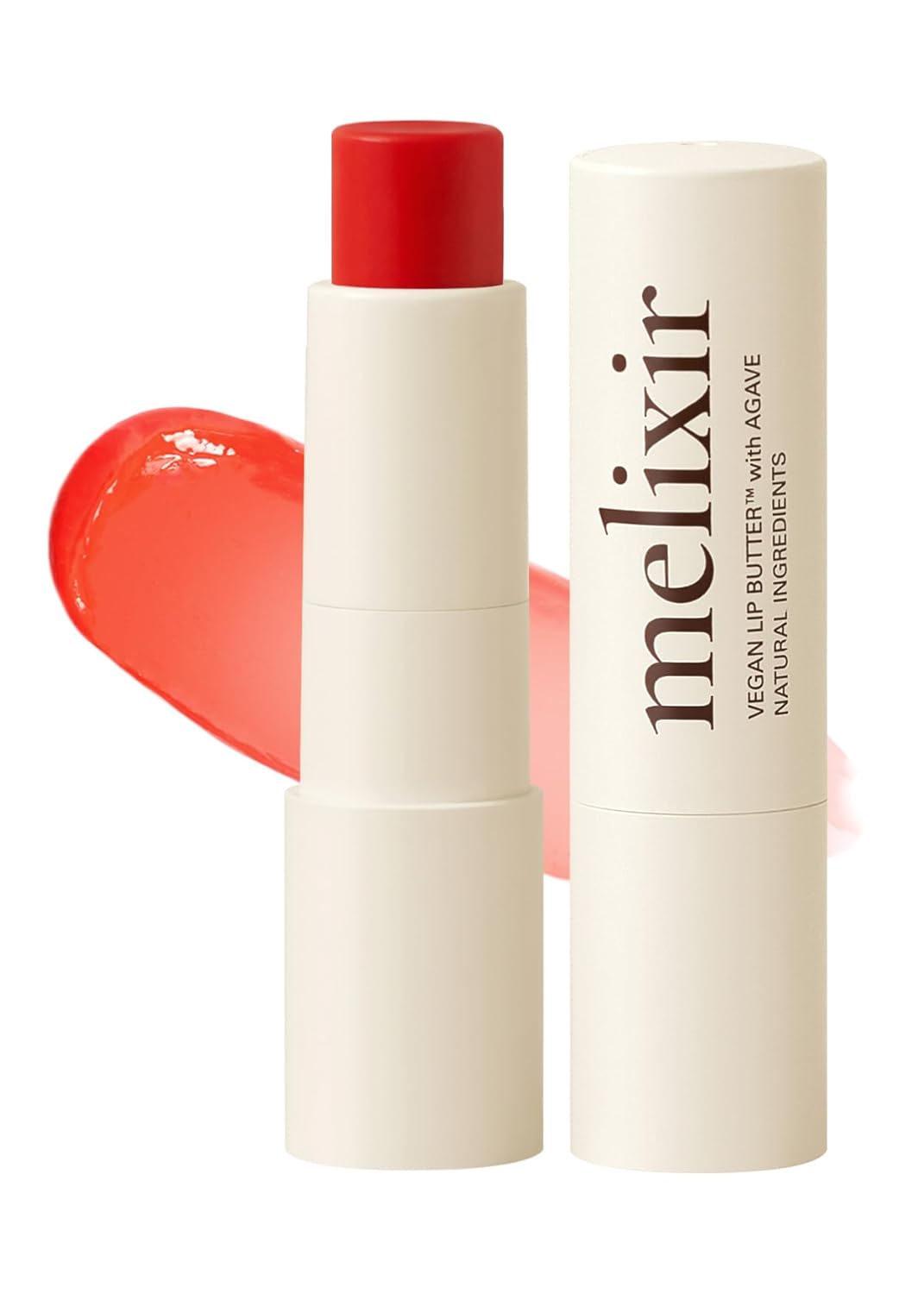 Melixir Vegan Lip Butter, Mothers Day Gifts, Wine Stain(Tinted) (+17 more colors) 0.13oz, Bee Free, Petrolatum Free, Deep Nourishing Plant-Based Vegan Chapstick