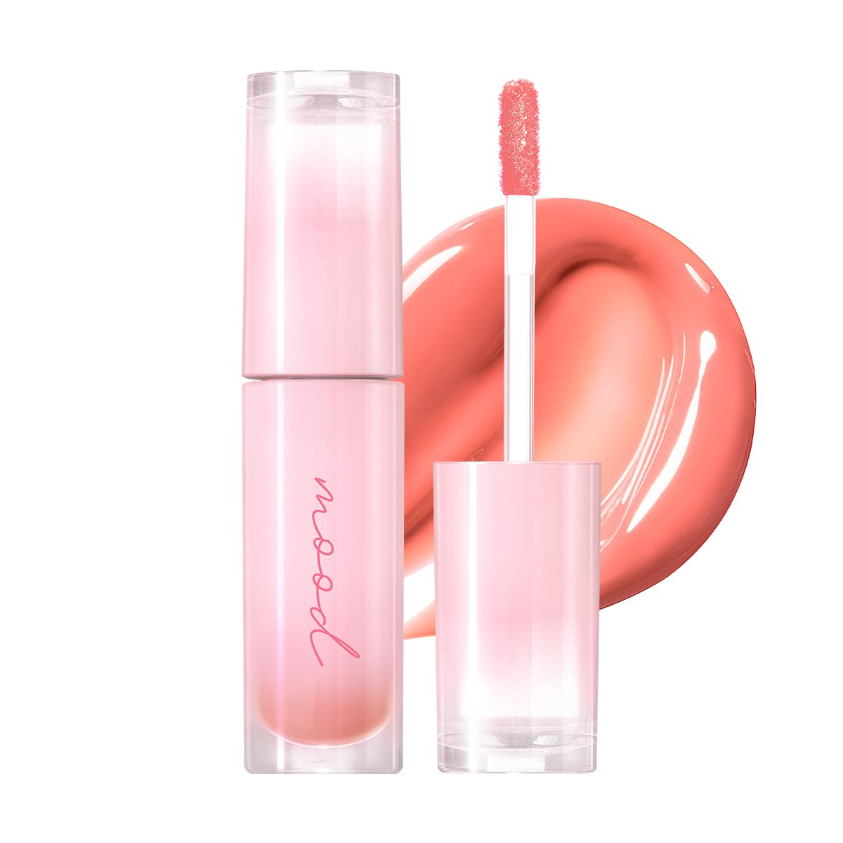 Peripera Ink Mood Glowy Tint | Lip-Plumping, Naturally Moisturizing, Lightweight, Glow-Boosting, Long-Lasting, Comfortable, Non-Sticky, Mask Friendly, No White Film 033 ROSY WISH