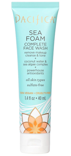 Pacifica Kale Detox Face Wash for Oily & Acne-Prone Skin, Deep Cleansing Facial Cleanser & Makeup Remover with Super Greens Kale, Seaweed & Clay, 5 fl oz –Clean Beauty, Vegan & Cruelty-Free
