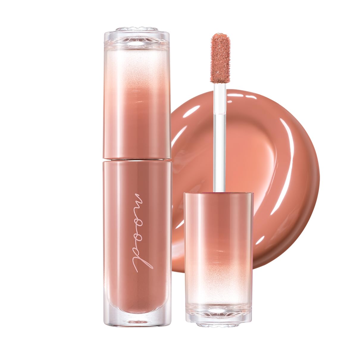 Peripera Ink Mood Glowy Tint | Lip-Plumping, Naturally Moisturizing, Lightweight, Glow-Boosting, Long-Lasting, Comfortable, Non-Sticky, Mask Friendly, No White Film 033 ROSY WISH