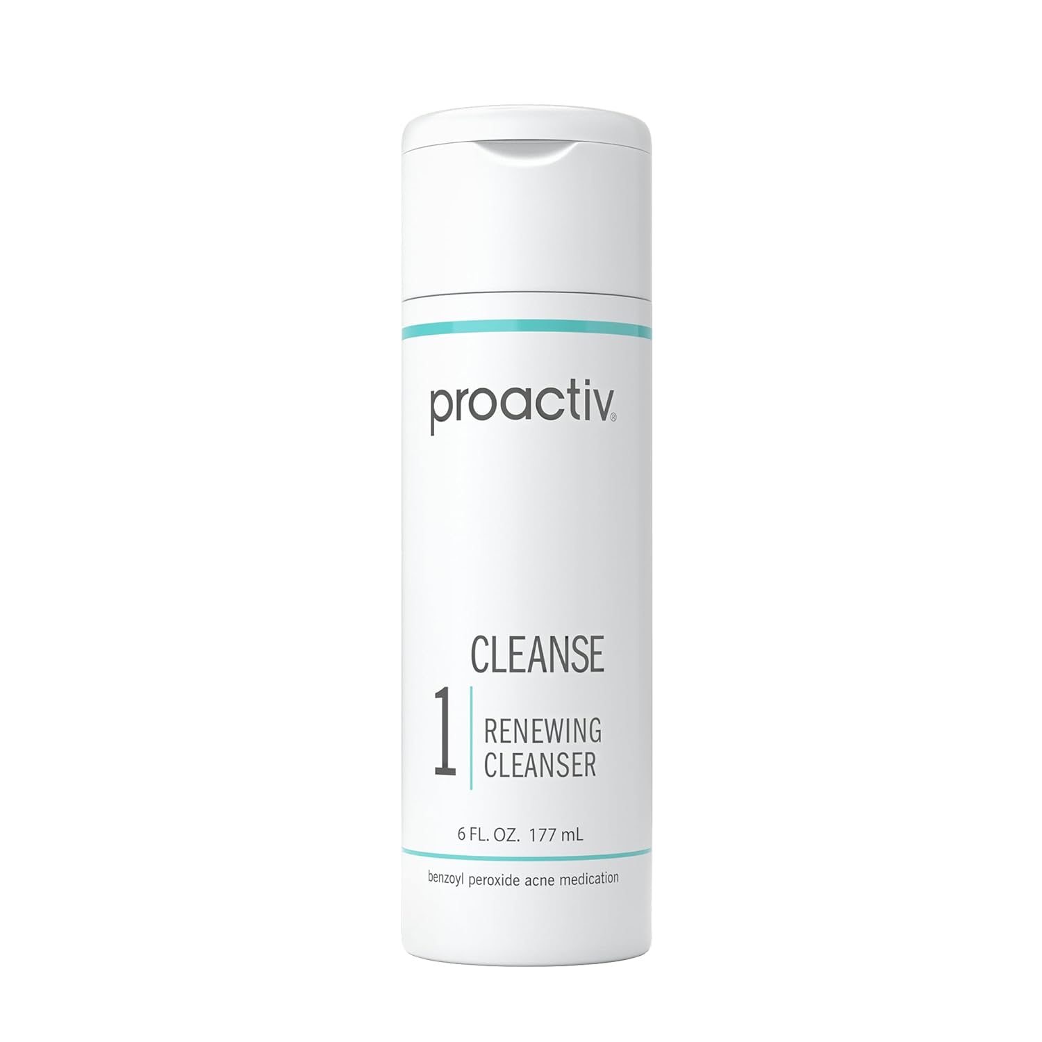 Proactiv Acne Cleanser - Benzoyl Peroxide Face Wash and Acne Treatment - Daily Facial Cleanser and Hyularonic Acid Moisturizer with Exfoliating Beads - 60 Day Supply, 4 Oz