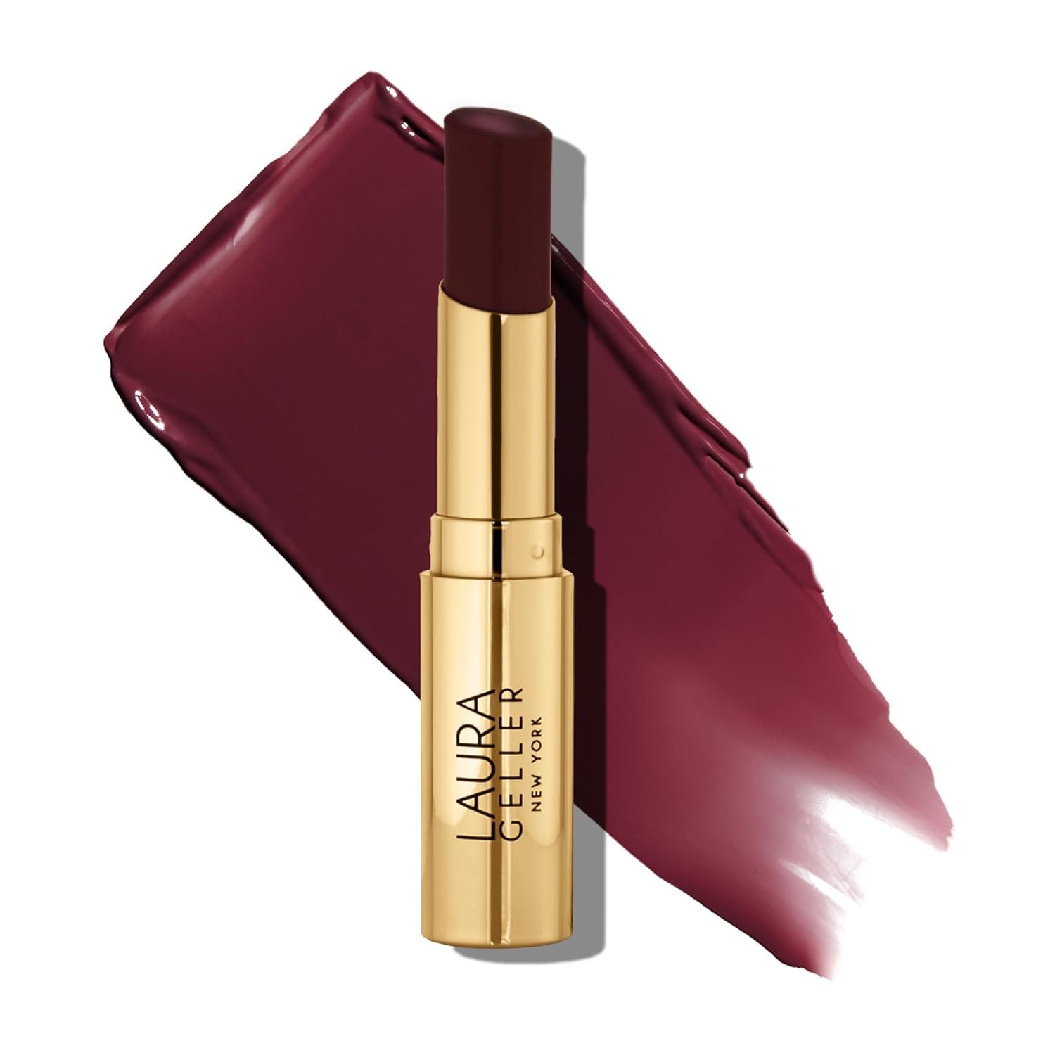 LAURA GELLER NEW YORK Jelly Balm Moisturizing Tinted Lip Balm - In the Buff - Hydrating Vitamin E - Semi-Shine Finish