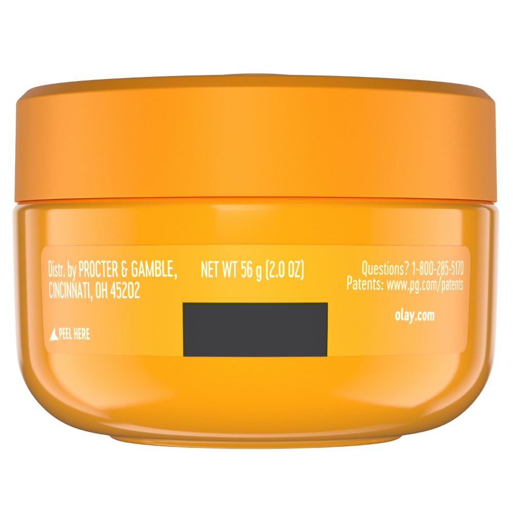 Olay Bright & Even Vitamin C with Lactic Acid Face Moisturizer, 2 oz Lightweight Brightening Face Cream for Uneven Skin Tone, Recyclable Eco Jar Packaging, Value Size