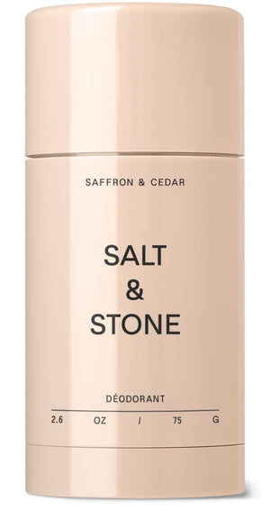 SALT & STONE Aluminum Free Deodorant | Extra Strength 48 Hour Protection for Women & Men | Made with Seaweed Extracts, Shea Butter & Prebiotics (Santal & Vetiver)