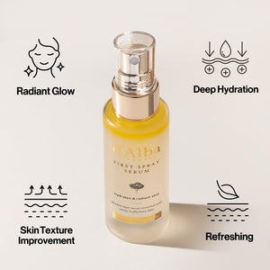 d'alba Piedmont Italian White Truffle First Spray Serum, Vegan Skin Care, Hydrating Face Moisturizer, Glow Serum for Radiant Skin, Non Comedogenic, All In One Mist (1.69 fl oz.)