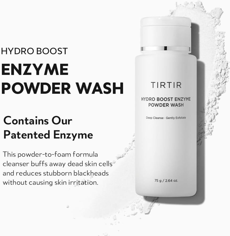 TIRTIR Hydro Boost Enzyme Cleansing Powder, 2.64 Oz