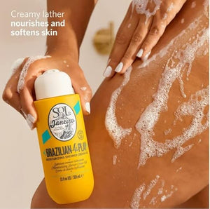 SOL DE JANEIRO Brazilian Play Moisturizing Shower Cream-Gel Body Wash - Premium Body Cleanser - Hydrating for Soft Skin